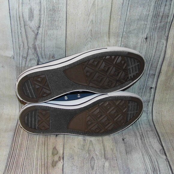 CONVERSE Chuck Taylor All Star OX Navy Blue Sneakers Womens Size 9 - Picture 2 of 7